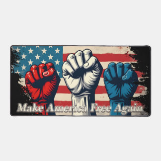 Make America Free Again Artwork Desk Mat