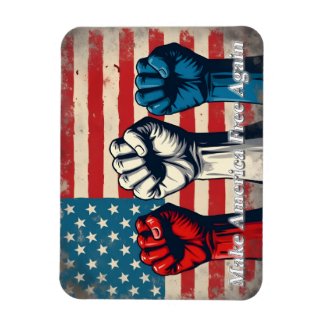 Make America Free Again Artwork Magnet