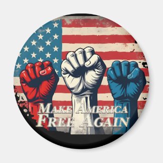 Make America Free Again Artwork Magnet