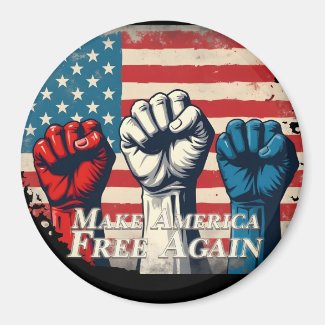 Make America Free Again Artwork Magnet