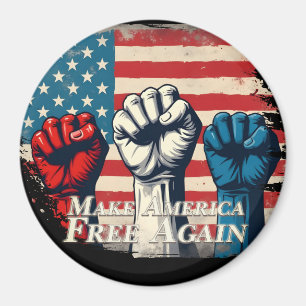 Make America Free Again Artwork Magnet