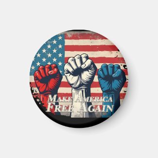 Make America Free Again Artwork Magnet