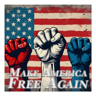 Make America Free Again Artwork Poster