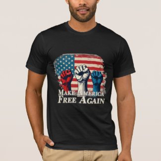 Make America Free Again Artwork T-Shirt