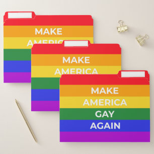 Make America Gay Again File Folder