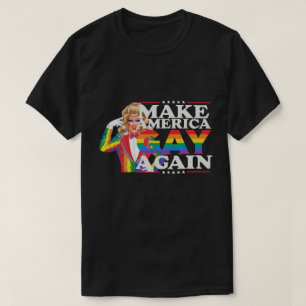 Make America Gay Again , LGBTLove , Rainbow LGBTQ T-Shirt