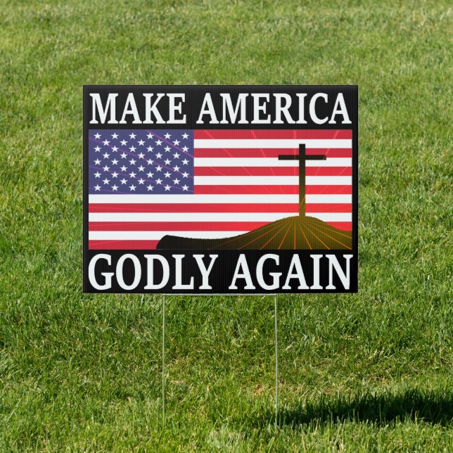Make America Godly Again Sign (Insitu)