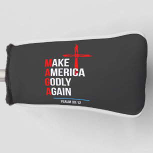 Make America Godly Again Trump Inaguration Maga  Golf Head Cover