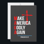 Make America Godly Again Trump Inaguration Maga  Save The Date<br><div class="desc">trump Won,  Election 2024,  trump vance,  christmas,  xmas,  gift birthday,  president,  47th,  maga,  trump,  inaguration day,  inaguration,  president,  make american godly again, </div>