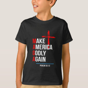Make America Godly Again Trump Inaguration Maga  T-Shirt
