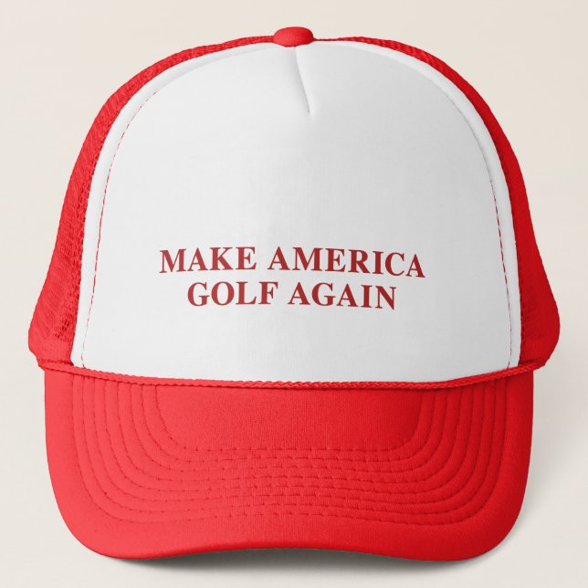 Make America Golf Again Trucker Hat (Front)