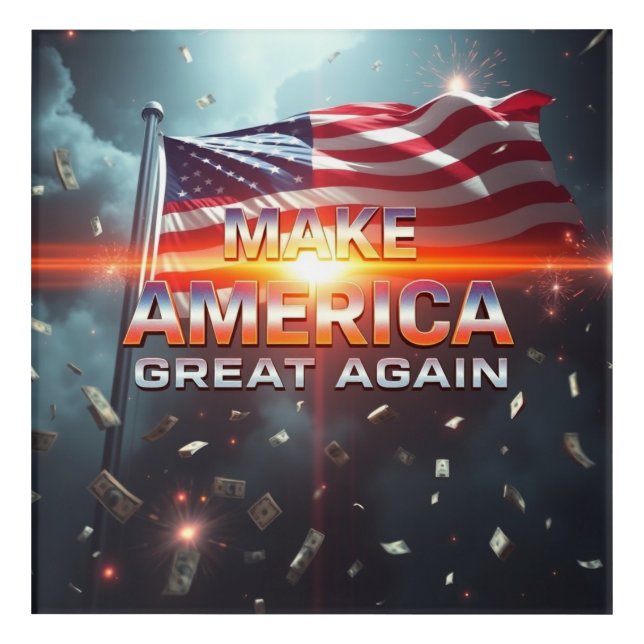 Make America Great Again 2025: Patriotic Art (Front)
