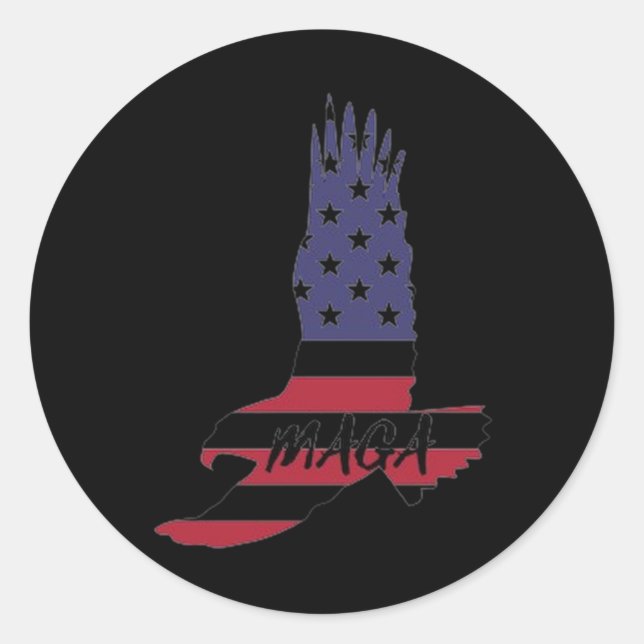 Make America Great Again  Classic Round Sticker (Front)
