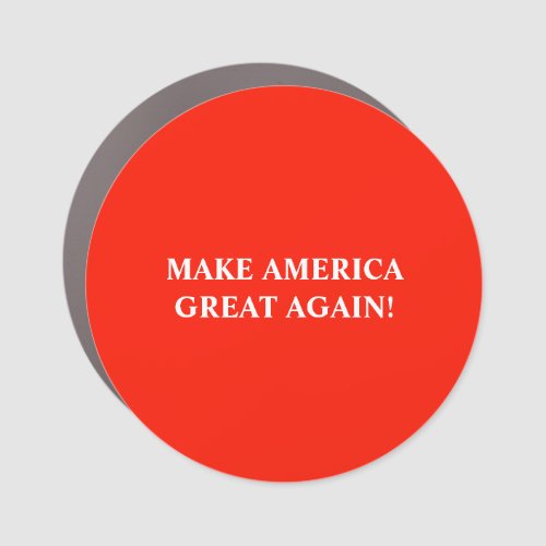 Make America Great Again Donald Trump Slogan Car Magnet