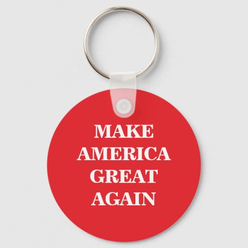 Make America Great Again Donald Trump Slogan Keychain