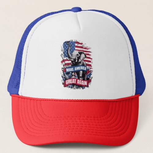 Make America great again _ MAGA Trump 2024 Trucker Hat