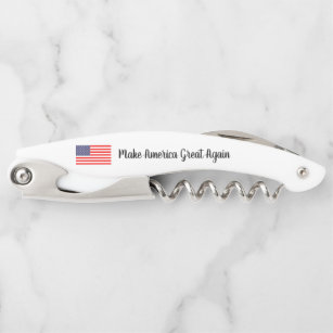 Make America Great Again patriotic American flag Waiter's Corkscrew