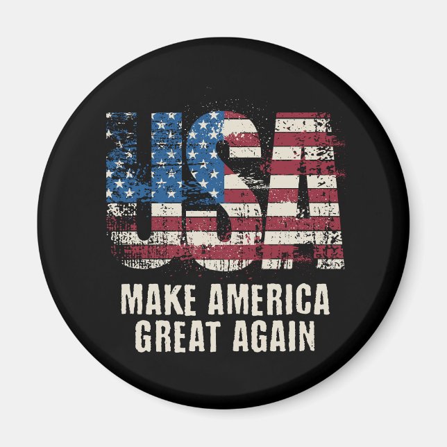 Make America Great Again Sticker Magnet (Front)