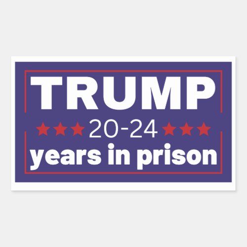  make America great and glorious again anti trump  Rectangular Sticker