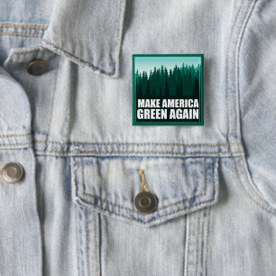 Make America Green Again Button