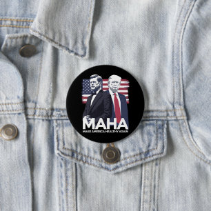Make America Healthy Again Button
