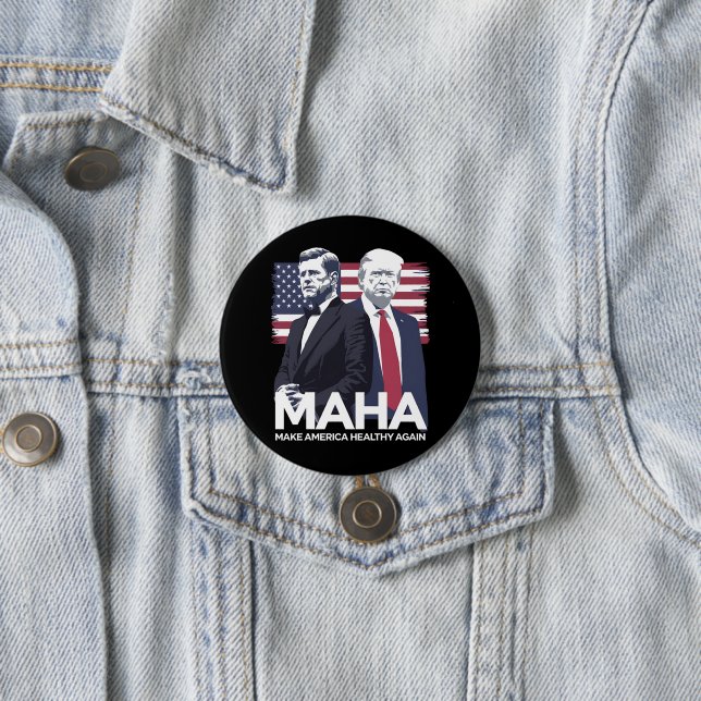 Make America Healthy Again Button (In Situ)