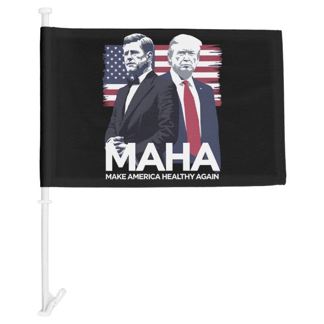 Make America Healthy Again Car Flag (Front)