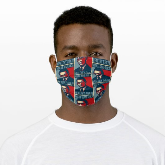 Make America Healthy Again Dr Fauci Adult Cloth Face Mask (Worn)