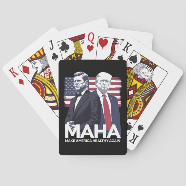 Make America Healthy Again Poker Cards (Back)
