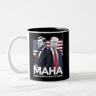 Make America Healthy Again Two-Tone Coffee Mug