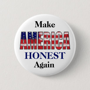 Make America HONEST Again Button