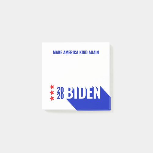 Make America Kind Again Biden 2020 Election Post_it Notes