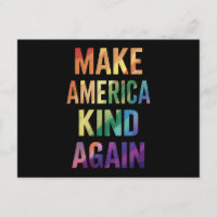 Make America Kind Again Rainbow LGBTQ Gay 