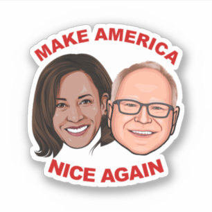 Make America Nice Again Sticker