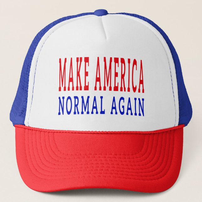 Make America Normal Again Trucker Hat (Front)