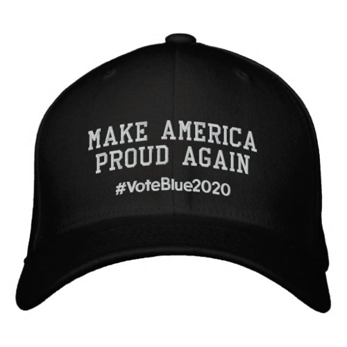 Make America Proud Again  Vote _ Embroidered Hat