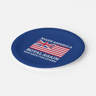 Make America Royal Again Paper Plates