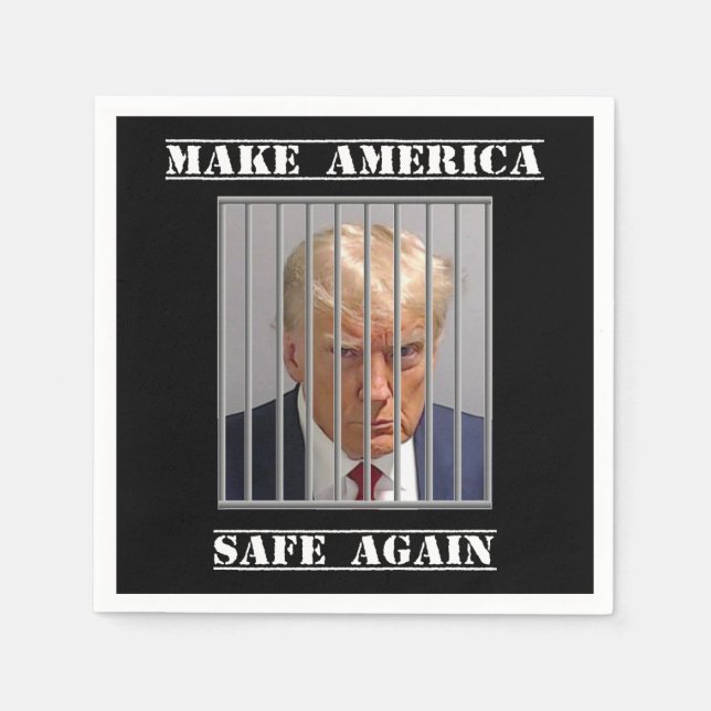Make America Safe Again Napkins (Front)