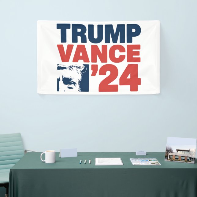 Make America Safe Again Trump Vance 2024 MAGA  Banner (Tradeshow)