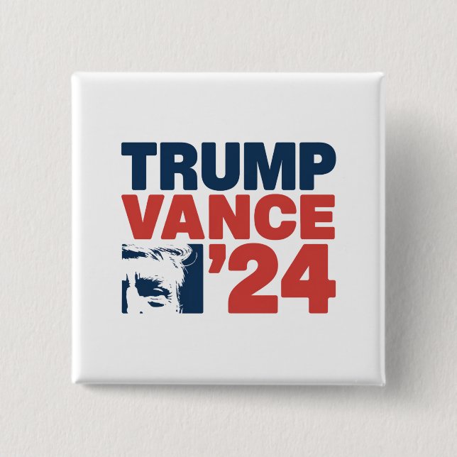 Make America Safe Again Trump Vance 2024 MAGA  Button (Front)