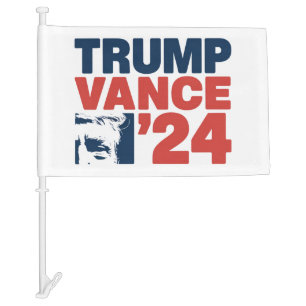 Make America Safe Again Trump Vance 2024 MAGA Car Flag