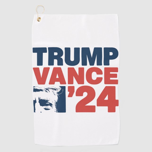 Make America Safe Again Trump Vance 2024 MAGA  Golf Towel (Front)