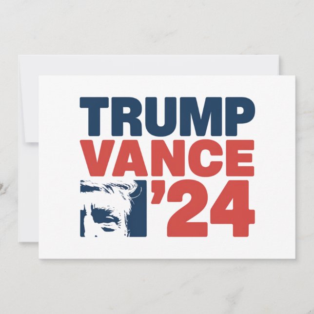 Make America Safe Again Trump Vance 2024 MAGA  Invitation (Front)