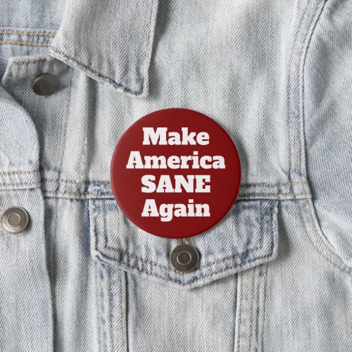 Make America Sane Again 2024 Elections Button