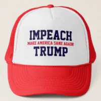 Make America Sane Again Impeach Trump Trucker Hat Zazzle