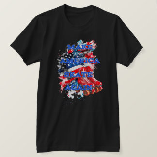 Make America Skate Again with flag T-Shirt