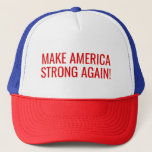 Make America Strong Again Donald Trump 2024 Trucker Hat