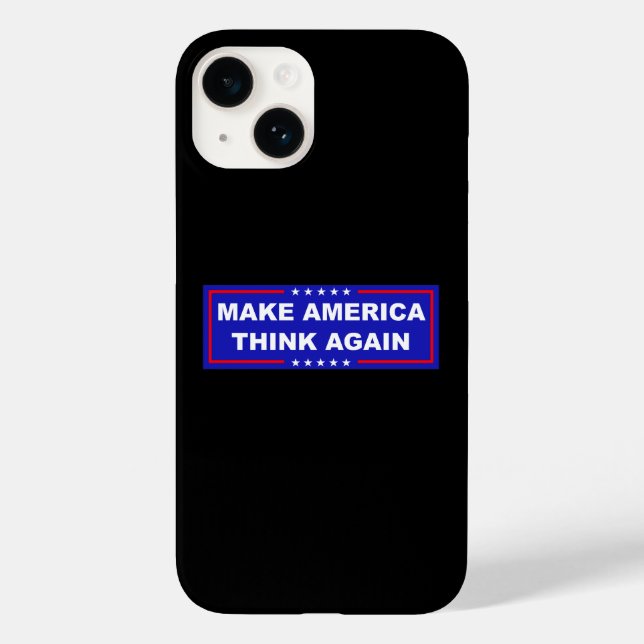 Make America Think Again Case-Mate iPhone Case (Back)