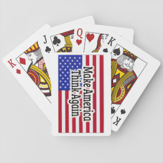 Make America Think Again Playing Cards
