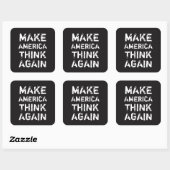 MAKE AMERICA THINK AGAIN Social Justice Stickers (Sheet)